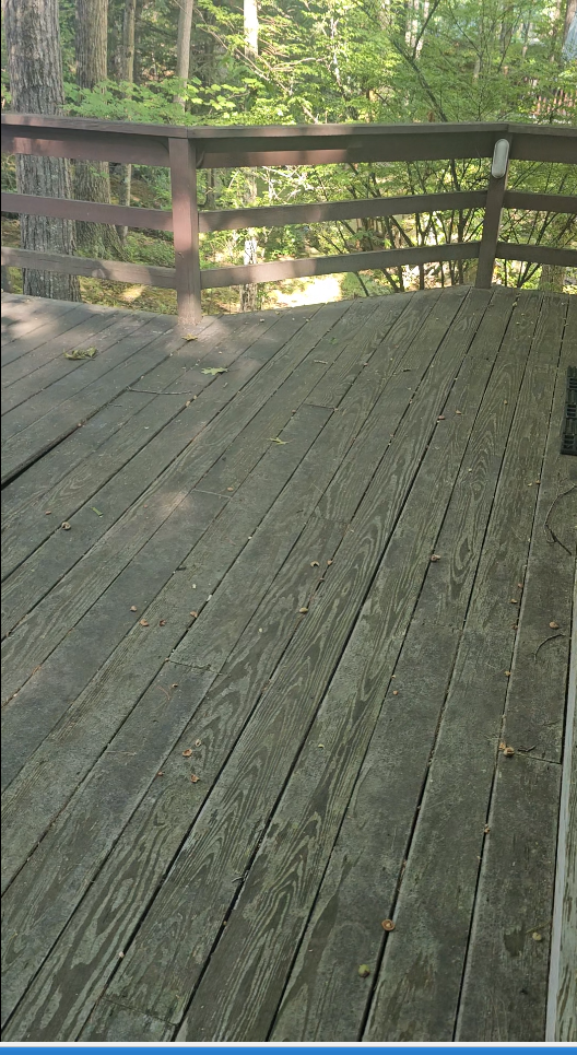 Deck before repair