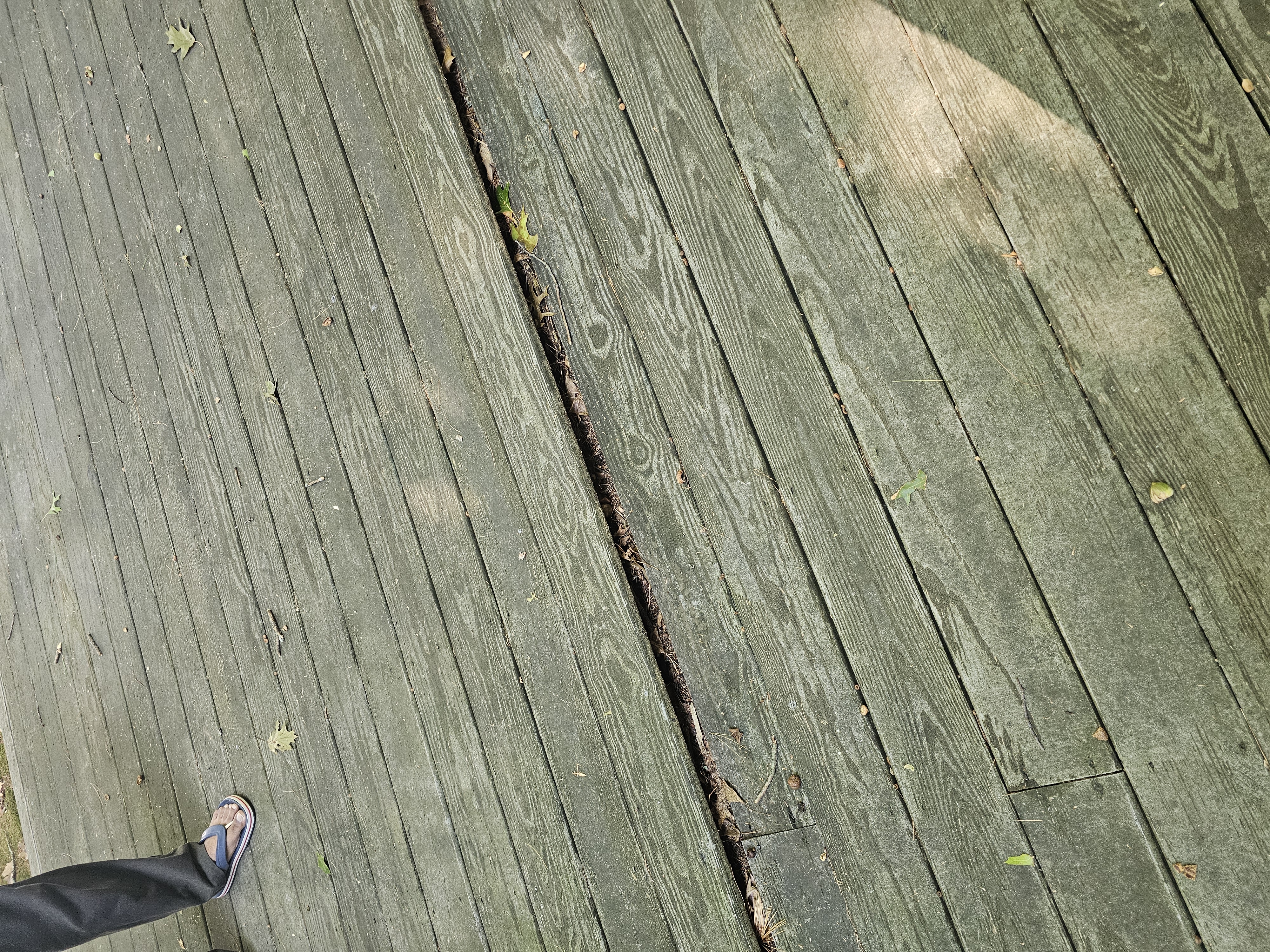 Deck before repair