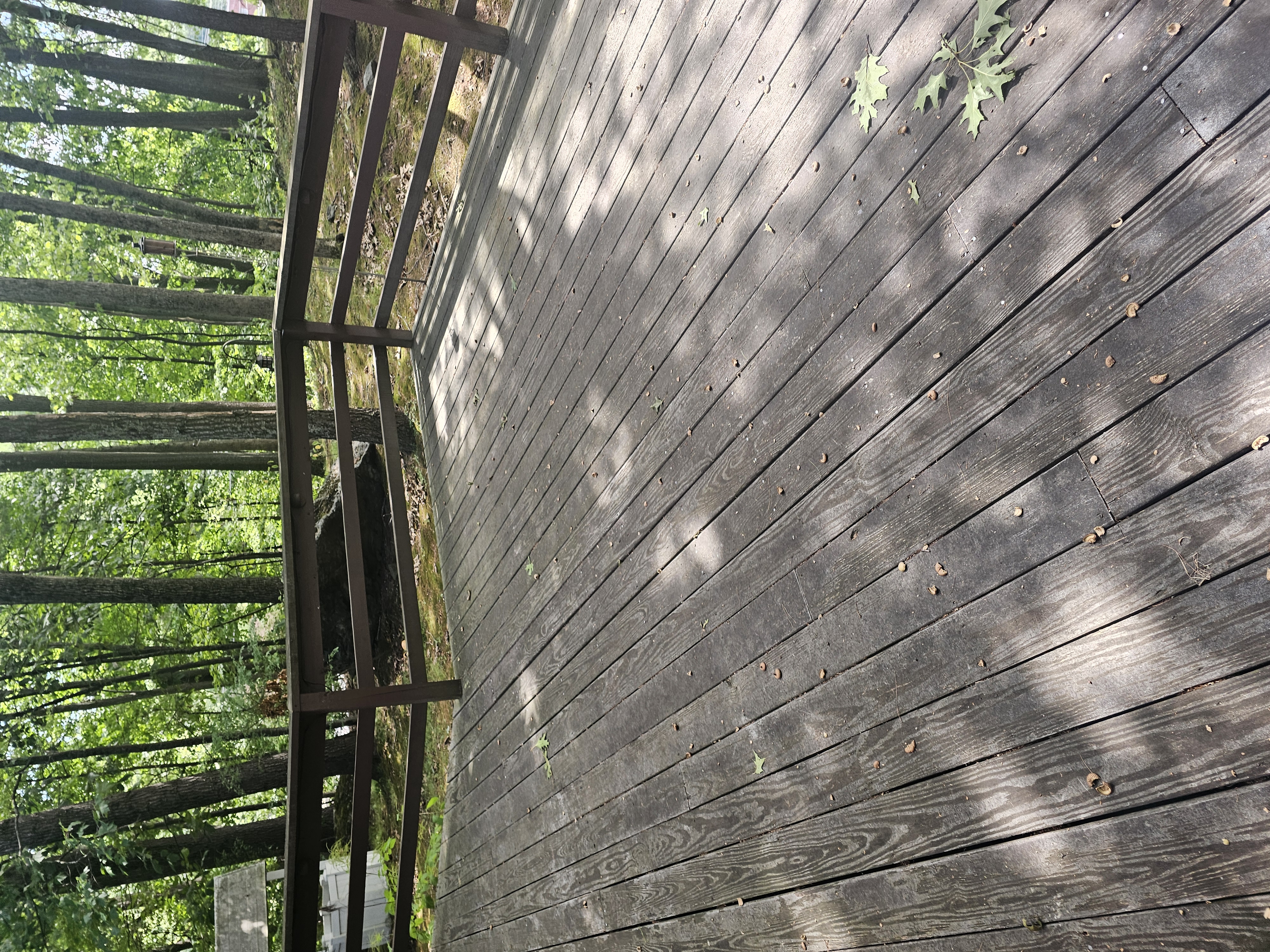 Deck after repair